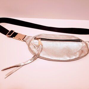 Aimee Kestenberg silver leather belt bag